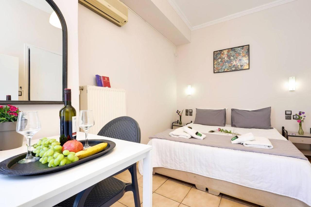 Silver Athens Double Room With Balcony Eksteriør billede