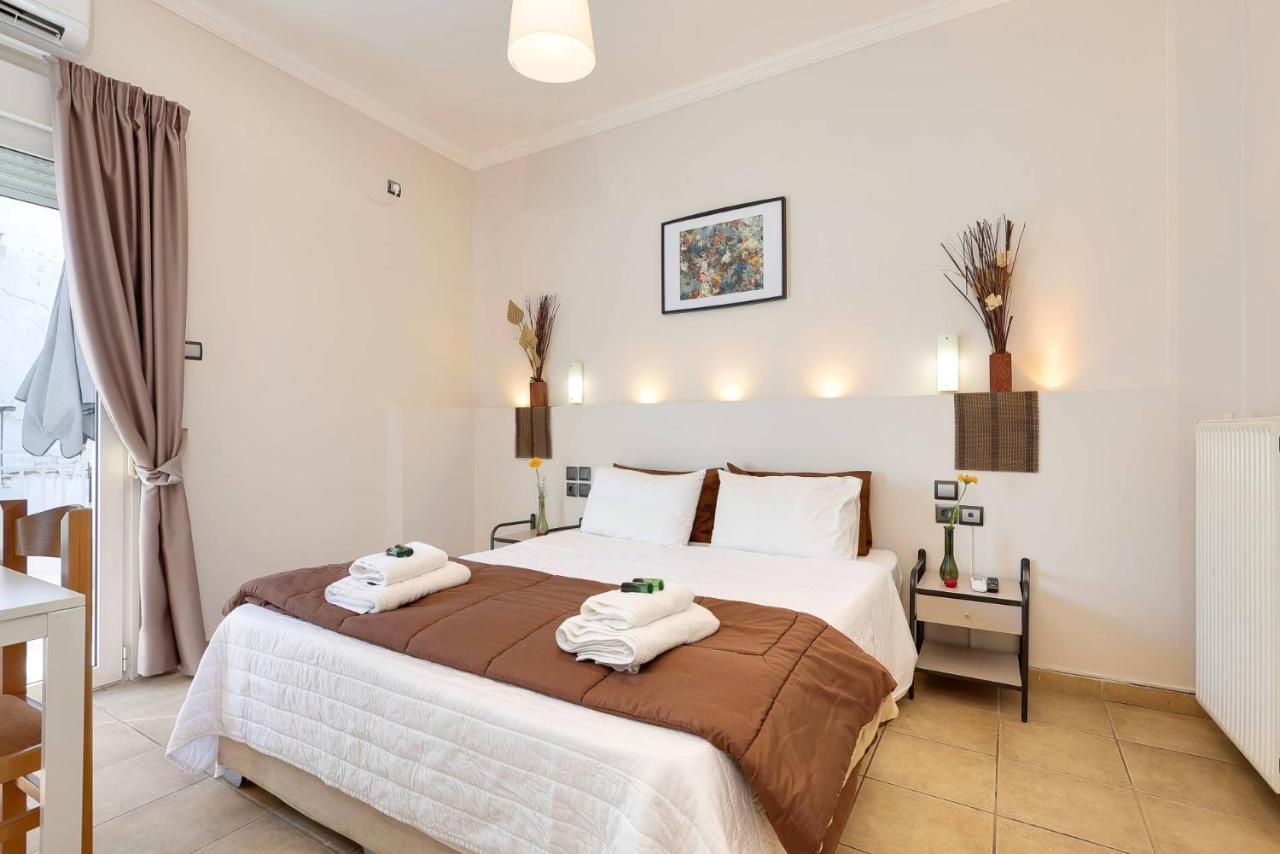 Silver Athens Double Room With Balcony Eksteriør billede