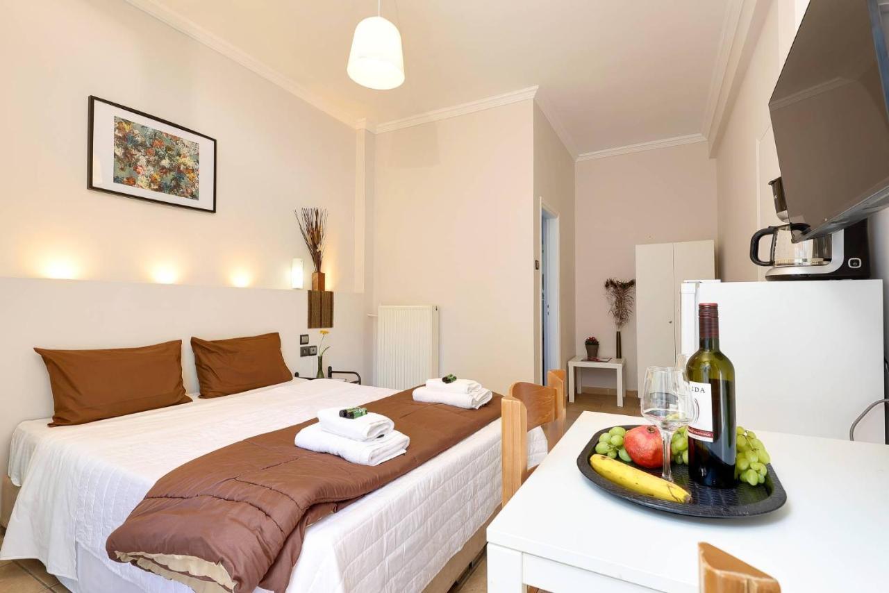 Silver Athens Double Room With Balcony Eksteriør billede