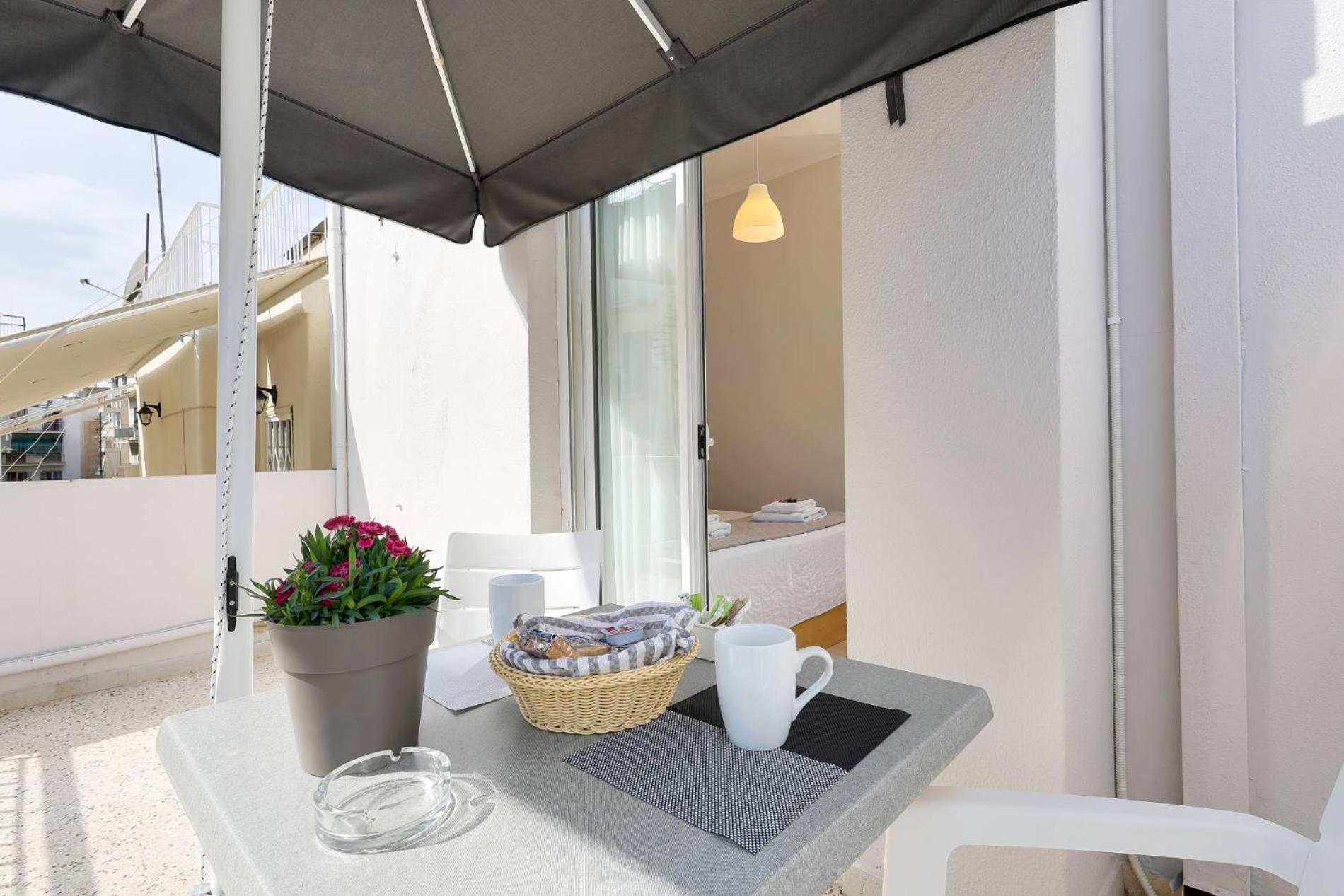 Silver Athens Double Room With Balcony Eksteriør billede