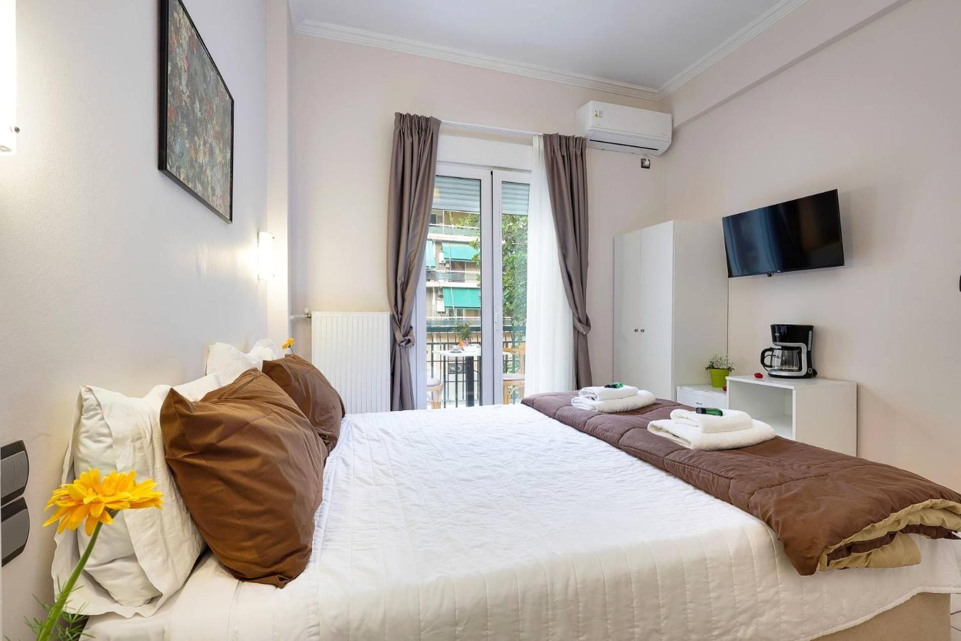 Silver Athens Double Room With Balcony Eksteriør billede