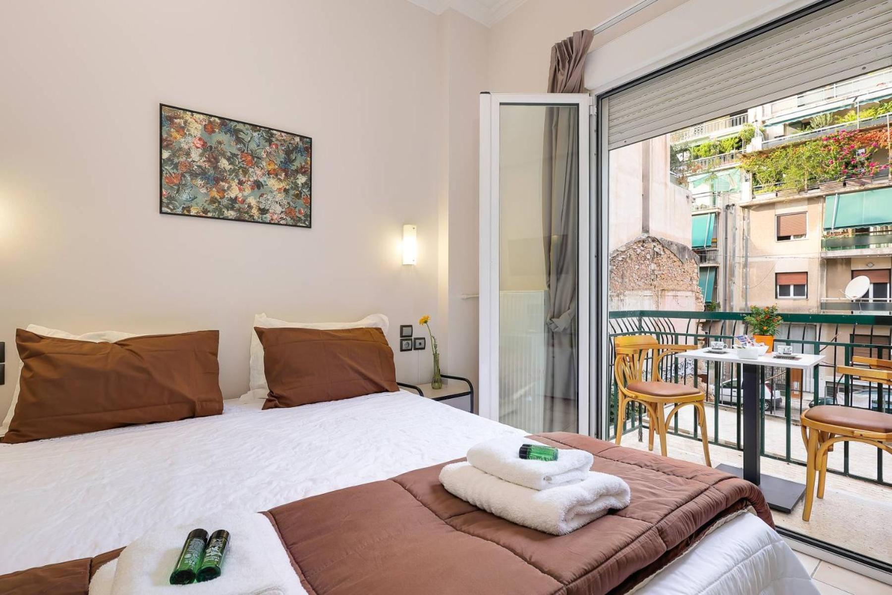 Silver Athens Double Room With Balcony Eksteriør billede