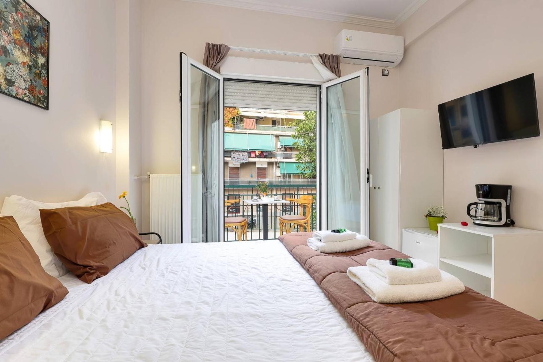 Silver Athens Double Room With Balcony Eksteriør billede