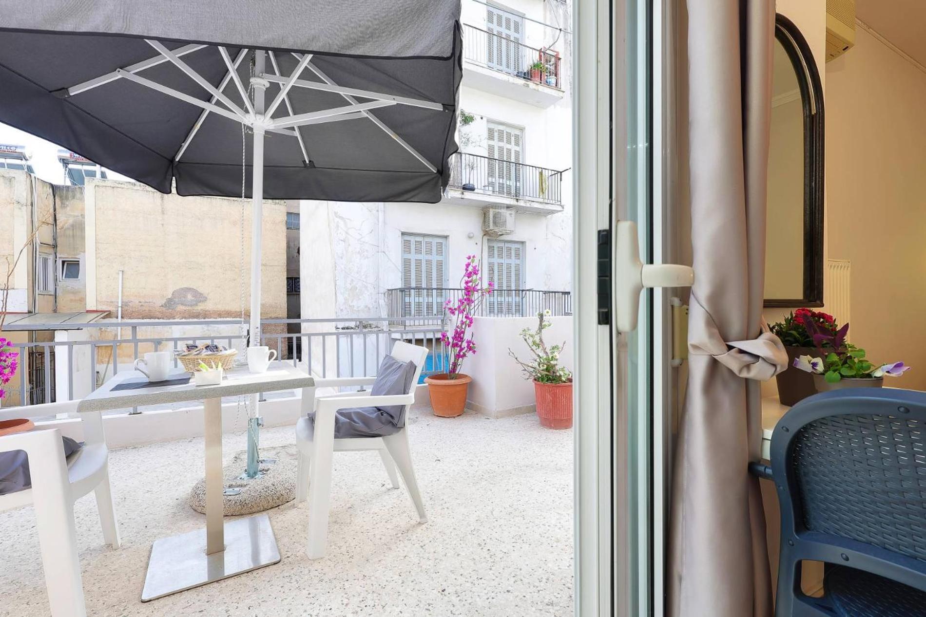 Silver Athens Double Room With Balcony Eksteriør billede