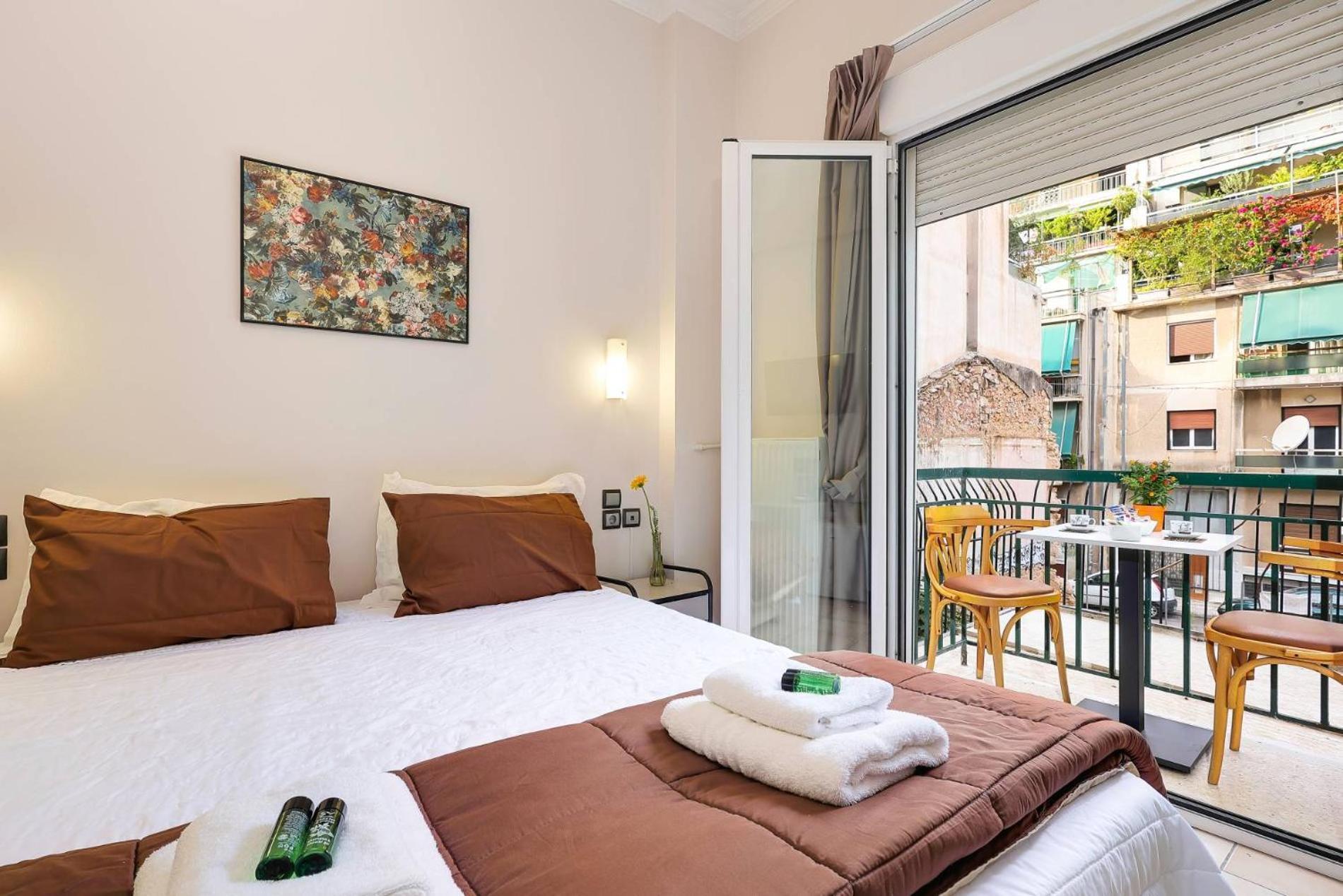 Silver Athens Double Room With Balcony Eksteriør billede